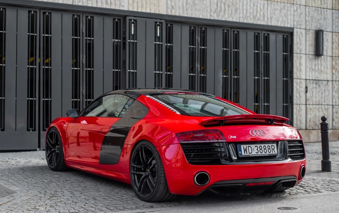 Audi R8 cena 409000 przebieg: 20880, rok produkcji 2014 z Warszawa małe 781